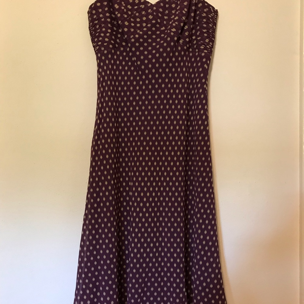 Maroon Flowing Summer Dress
